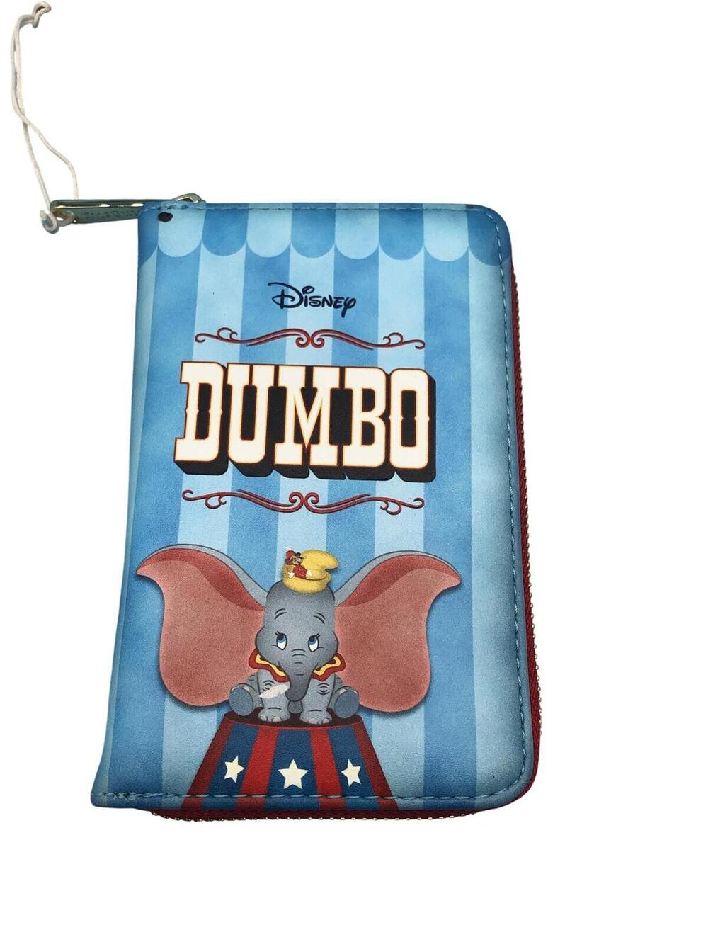 Loungefly Disney Dumbo Wallet Womens One Size Blue Book Series Zip Around
